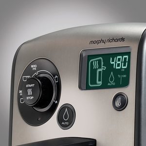 Morphy Richards Hot Water Dispenser's controls.